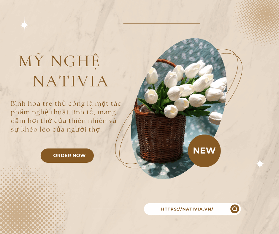 Cách dùng bình hoa to và bình hoa nhỏ